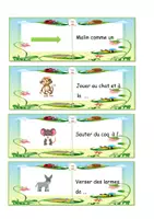 Aperçu - Apprentissages en autonomie - Kit pédagogique sur les expressions des animaux P3 à P6 - Page 2