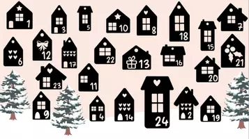 Vorschau - Interaktives Material - Weihnachtskalender für den Deutschunterricht - Deckblatt