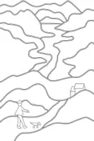 Vorschau - Mal- und Bastelvorlagen - Ausmalbilder - malen wie Ted Harrison - Seite 2