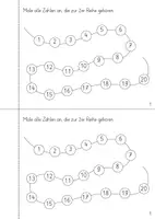 Vorschau - Arbeitsblätter - Das kleine Einmaleins (1x1): Übungsheft zur 2er Reihe - Seite 3