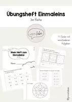Vorschau - Arbeitsblätter - Das kleine Einmaleins (1x1): Übungsheft zur 3er Reihe - Deckblatt