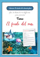 Vista previa - Hojas de trabajo - Plan de Clases: El Fondo del Mar | Actividades mindfulness y Relajación | Recurso Transversal - página 1