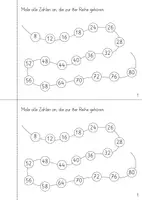 Vorschau - Arbeitsblätter - Das kleine Einmaleins (1x1): Übungsheft zur 8er Reihe - Seite 3