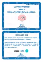 Vista previa - Hojas de trabajo - LLAVERO ATENCIÓN NIVEL 1 BUSCA EL IGUAL - página 1
