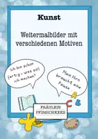 Vorschau - Mal- und Bastelvorlagen - Weitermalbilder - Deckblatt