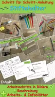 Vorschau - Unterrichtsreihen - Stiftehalter, Schritt für Schritt - Anleitung - Deckblatt