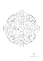 Vorschau - Mal- und Bastelvorlagen - Hexen, Halloween & Walpurgisnacht - Mandala Ausmalbuch - Seite 3