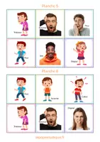 Aperçu - Jeux - Bingo des émotions - Page 1
