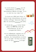 Vorschau - Arbeitsblätter - Weihnachtlicher Lückentext ein Schlittenabenteuer - Seite 1