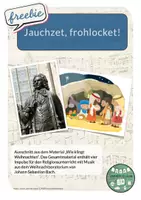 Vorschau - Arbeitsblätter - Freebie "Jauchzet Frohlocket" aus "Wie klingt Weihnachten - das Weihnachtsoratorium" - Deckblatt