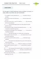 Vista previa - Hojas de trabajo - Connectors and Linking Words: Guide + Practice Activity - página 1