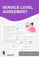 Vorschau - Arbeitsblätter - Service Level Agreement - Komplett vorbereitete Stunde - Deckblatt