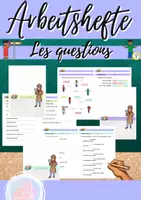 Vorschau - Arbeitsblätter - Arbeitshefte: Phrase interrogative/ Questions - Deckblatt