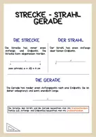 Vorschau - Arbeitsblätter - Einführung - Strecke - Strahl - Gerade - Seite 1