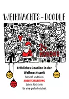 Vorschau - Arbeitsblätter - Weihnachts - Doodle - Deckblatt
