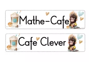 Vorschau - Arbeitsblätter - Cafe Clever: Schilder & Laufzettel für eine flexible Lerntheke - Seite 2