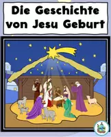 Vorschau - Präsentationen/Tafelbilder - Die Weihnachtsgeschichte - Die Geschichte von Jesu Geburt als Präsentation - Weihnachten / Advent DaZ / Deutsch / Religion - Seite 1