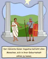 Vorschau - Präsentationen/Tafelbilder - Die Weihnachtsgeschichte - Die Geschichte von Jesu Geburt als Präsentation - Weihnachten / Advent DaZ / Deutsch / Religion - Seite 2