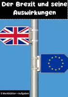 Vorschau - Arbeitsblätter - Der Brexit - Auswirkungen und Ursachen - Deckblatt