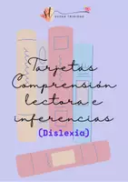 Vista previa - Unidades / Secuencias / Situaciones de Aprendizaje - Tarjetas Dislexia Comprensión lectora e inferencias - Portada