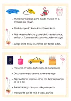 Vista previa - Unidades / Secuencias / Situaciones de Aprendizaje - Tarjetas Dislexia Comprensión lectora e inferencias - página 1