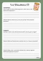 Vorschau - Stundenentwürfe - Deutsch lernen mit Weihnachtsliedern: In der Weihnachtsbäckerei - Seite 2