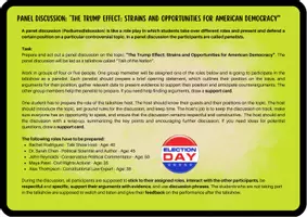 Vorschau - Stundenentwürfe - The Donald Trump Effect: Strains and Opportunities for American Democracy (Panel Discussion / Role Play / Talkshow / Q1 Q2) - Seite 3