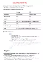 Vorschau - Arbeitsblätter - Objekte kennenlernen mit HTML / erste Webseite (interaktiv) - Seite 2