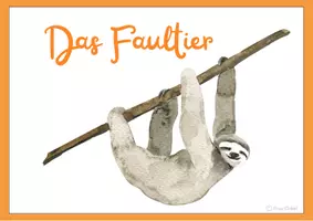 Vorschau - Poster - Faultiere im Sachunterricht Themenplakat Freebie - Seite 2