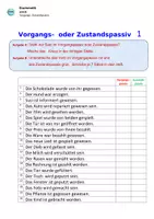 Vorschau - Arbeitsblätter - Vorgangs - Zustandspassiv: Merkblatt und Arbeitsblätter mit Lösung - Seite 3