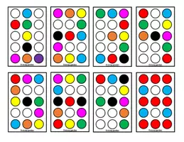 Vista previa - Juegos / Gamificación - Actividad con Tapones (Cartas Patrón-Color) - página 3