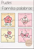 Vista previa - Juegos / Gamificación - Puzle familia de palabras - Portada