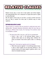 Vorschau - Arbeitsblätter - Relative Clauses Test B2 Rewrite Prüfung Umschreiben - Seite 3