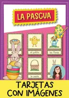 Vista previa - Tarjetas / Manipulativos - Pascua - tarjetas con imágenes para primaria / ELE - Portada