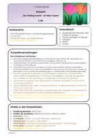 Vorschau - Lehrpläne/Lehrermaterial - Falten - Tulpen Frühling - Deko - Sequenzplanung - Seite 2