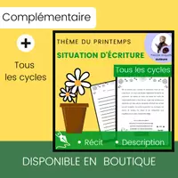 Aperçu - Feuilles d'exercices - Printemps : Texte narratif 2e cycle - Page 3