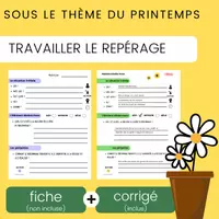 Aperçu - Feuilles d'exercices - Printemps : Texte narratif 2e cycle - Page 2