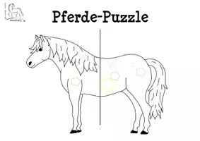 Vorschau - Spiele - Puzzle Pferd - bunte Formen - Seite 2