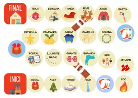Vista previa - Juegos / Gamificación - JOC DE TAULA PARE NOEL ARRIBA A CASA! - página 1