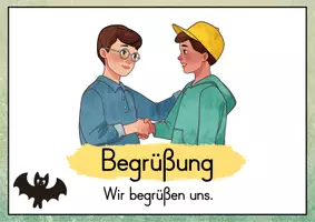 Vorschau - Poster - Morgenkreis Karten - Fledermaus für die Fledermausklasse - Seite 2