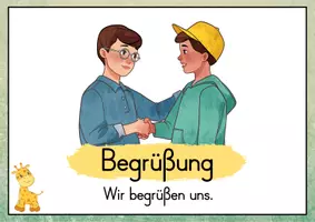Vorschau - Poster - Morgenkreis Karten - Giraffe für die Giraffenklasse - Seite 2