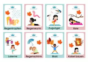 Vorschau - Stundenentwürfe - Kinder Yogakarten für den Herbst...machen es sich gemütlich! - Seite 2