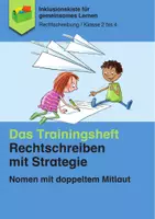Vorschau - Arbeitsblätter - Das Trainingsheft: Nomen mit doppeltem Mitlaut - Deckblatt