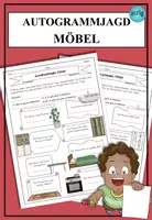 Vorschau - Spiele - Autogrammjagd Spiel Möbel DaF DaZ ab A1 - Deckblatt