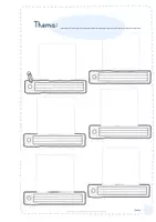 Vorschau - Mal- und Bastelvorlagen - Bildwörterbuch DaZ - Lineatur für 2.+3. Klasse - BLANKO-Themenblatt für alle Themen - individuelles Bildwörterbuch DaZ im Schnellhefter - Seite 2