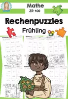 Vorschau - Stationenlernen - Zahlenraum 100 | Rechenpuzzle | Mathe | Klasse 2 | Frühling - Deckblatt