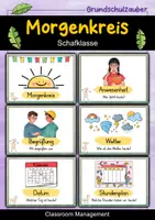 Vorschau - Poster - Morgenkreis Karten - Schaf für die Schafklasse - Deckblatt