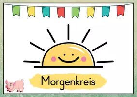 Vorschau - Poster - Morgenkreis Karten - Schwein für die Schweinklasse - Seite 1