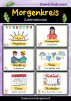 Vorschau - Poster - Morgenkreis Karten - Schwein für die Schweinklasse - Deckblatt