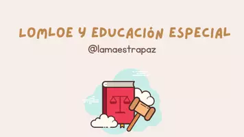 Vista previa - Presentaciones - LOMLOE Y EDUCACION ESPECIAL - Portada